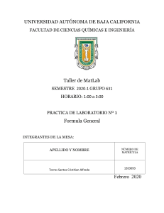 Practica 1 Formula General TSCA GRP 631