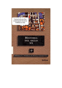 Eric Hobsbawm - Historia del Siglo XX