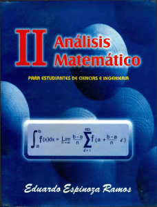 Analisis matematico II Eduardo Espinoza