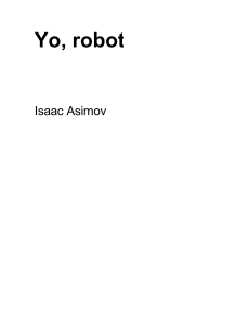 NUEVOIsaac Asimov - Yo robot