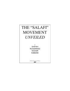 Salafism Unveiled - Shaykh Hisham Kabbani
