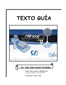 TEXTO GUIA SAP2000 - Ejemplos