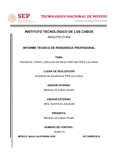 Hard Rock Hotel Los Cabos: Planificaci&oacute;n y Control de Construcci&oacute;n