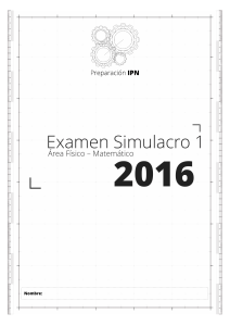 Preparación 2016 - Examen Simulacro 1 