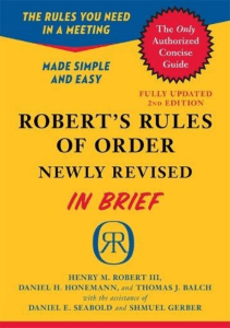Downlaod Robert s Rules of Order Newly Revised In Brief, 2nd edition (Roberts Rules of Order in Brief) Pdf books