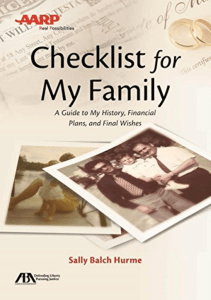 Read Aba/AARP Checklist for My Family: A Guide to My History, Financial Plans and Final Wishes unlimited