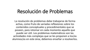 Resolución de Problemas