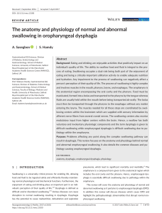 The anatomy and physiology of normal and abnormal