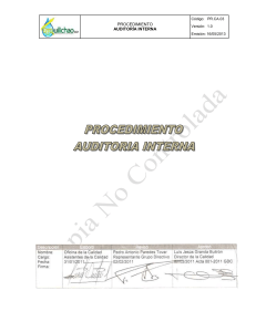 PR.CA .03-Precedimiento-Auditoria-Interna
