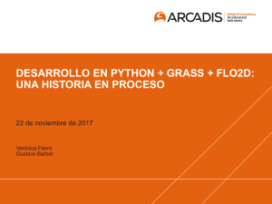 PPt Python + Grass + FLO2D