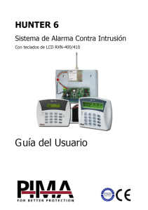 Guía del Usuario - PIMA Electronic Systems