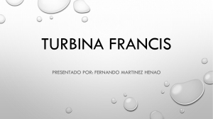 TURBINA FRANCIS PRESENTACION