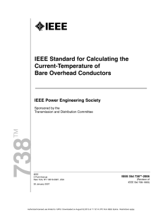 IEEE Std 738 -2006 IEEE Standard for Cal