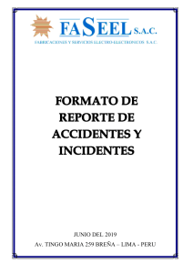 FR-SSOMA-11 FORMATO DE REPORTE DE ACCIDENTES Y INCIDENTES