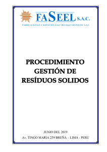 PR-SSOMA-02 PROC. GESTIÓN DE RESIDUOS SOLIDOS
