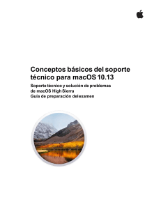 macos support essentials 10.13 exam prep guide spanish