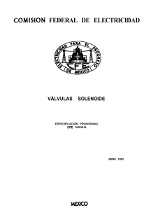 GV000-50_ Especificacion CFE paraValvulas Soleniodes