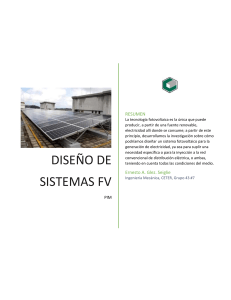 Diseño de Sistemas Fotovoltaicos
