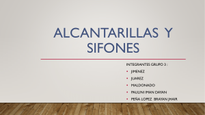 ALCANTARILLAS  Y SIFONES