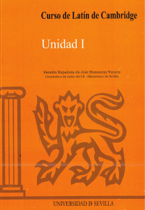(Curso de latín de Cambridge) José Hernández Vizuete - Curso de latín de Cambridge. Unidad I-Editorial Universidad de Sevilla (1991)