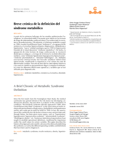 Anexo 2. Breve Cro¦ünica de la Definicio¦ün del Si¦ündrome Metabo¦ülico