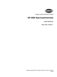 DR5000 Manual de Usuario
