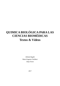LIBRO Química biológica para las Ciencias Biomédicas