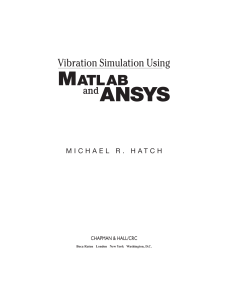 Vibration-Simulation-Using-MATLAB-and-ANSYS