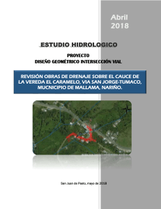 1.ESTUDIO HIDROLÓGICO EVALUACION  CULVERT (vda El Caramelo)