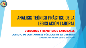 Derechos y Beneficios Laborales - CCPLL - 22-02-2020