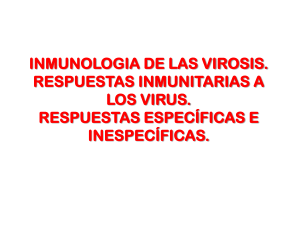 Inmunología de las virosis.