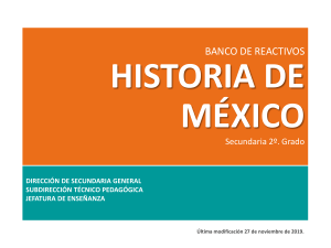 HISTORIA DE MÉXICO 2