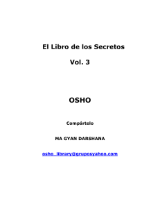 El Libro de los Secretos, Vol. 3 - Osho: Consciencia y No Juzgar