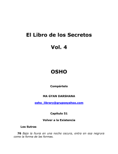 El Libro de los Secretos, Vol. 4 - Osho: Meditación y Existencia