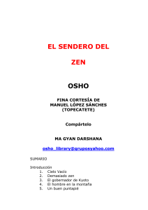 Osho - El Sendero Del Zen