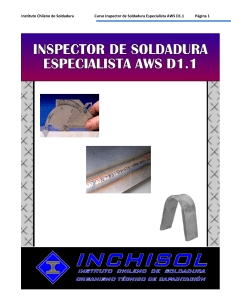 Curso Inspector Soldadura AWS