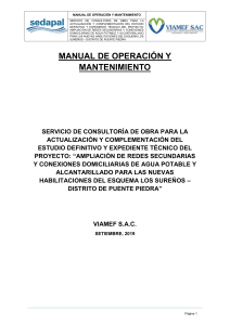 Manual Operación Mantenimiento
