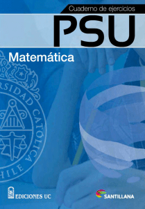 Cuaderno de Ejercicios PSU Matematica UC