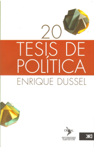 20 Tesis de politica - PORTADA