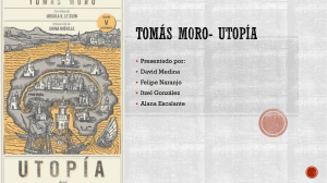 Tomás Moro- Utopía