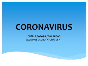 CORONAVIRUS COMUNIDAD
