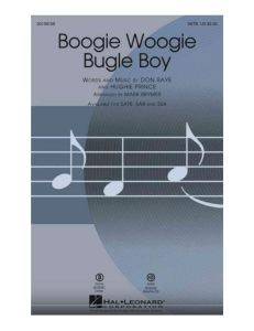 boogie woogie bugle boy partitura
