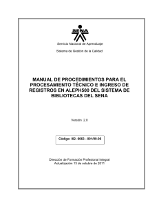 manual procesamiento tecnicoSENa
