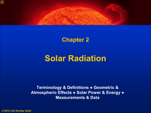 Solar-Radiation