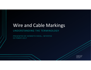 Cable Markings