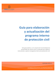 Guía para elaboración y actualización del Programa Interno de Protección Civil