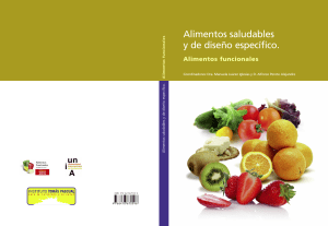 Alimentos saludables y de diseño específico Alimentos Funcionales - Manuela Juárez Iglesias
