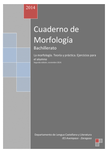 Cuaderno de Morfologia