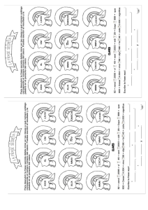 evaluación romanos