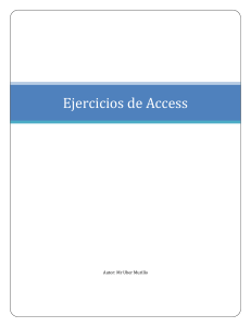 Access Básico- Ejercicios con tablas